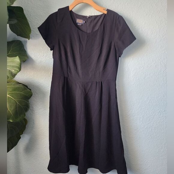Pendleton fit and flare midi dress lined short sleeve - Picture 6 of 10